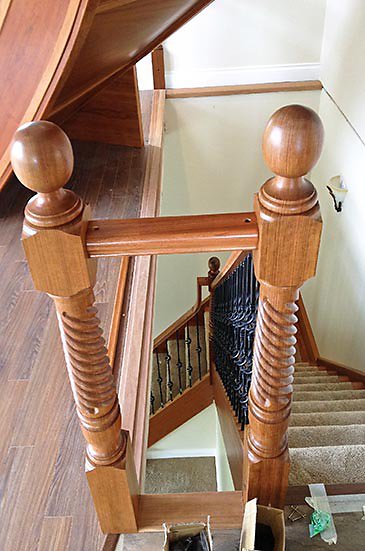 curved stair process