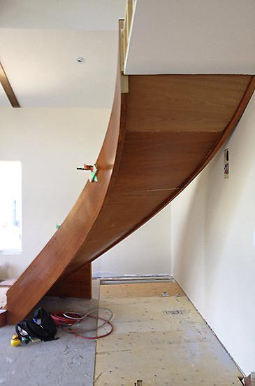 curved stair process