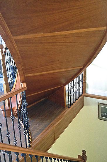 curved stair process