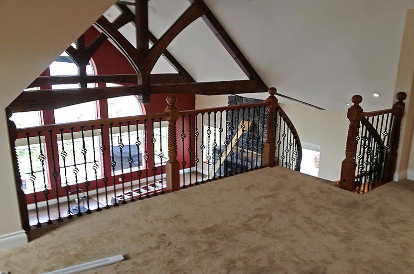 curved stair process