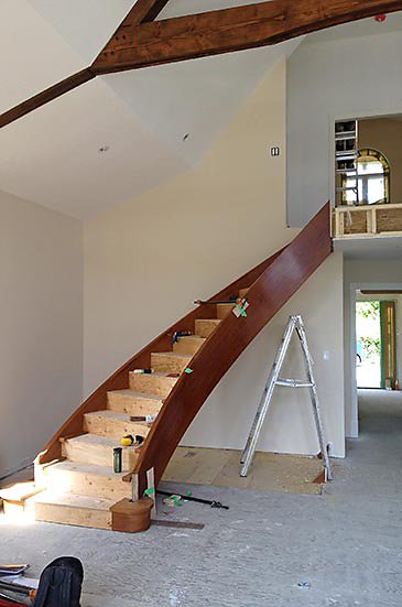 curved stair process