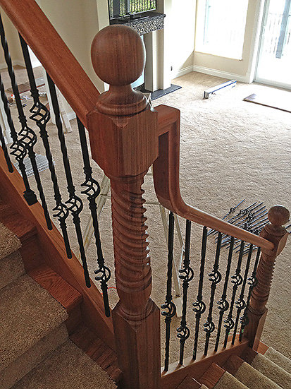curved stair process