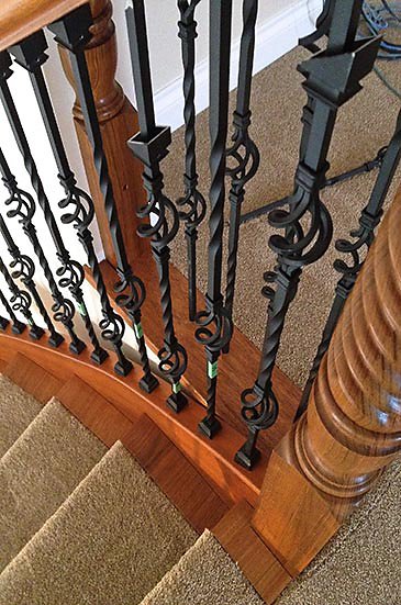 curved stair process