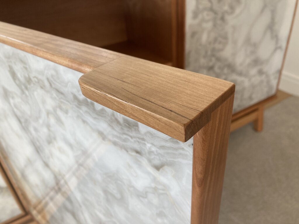 Cherry Buffet With Tile Doors