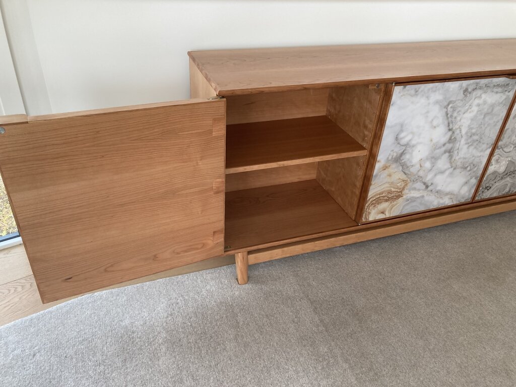 Cherry Buffet With Tile Doors